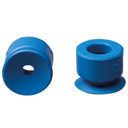 Fipa Flat vacuum cup diam. 8 mm, Thermalon blue  60 Degrees Shore 102.008.497.19